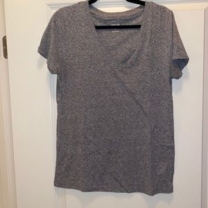 Gray V-Neck T-Shitt
